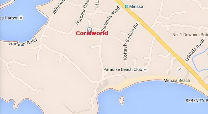 Coralworld Hotel Mirissa Eksteriør billede