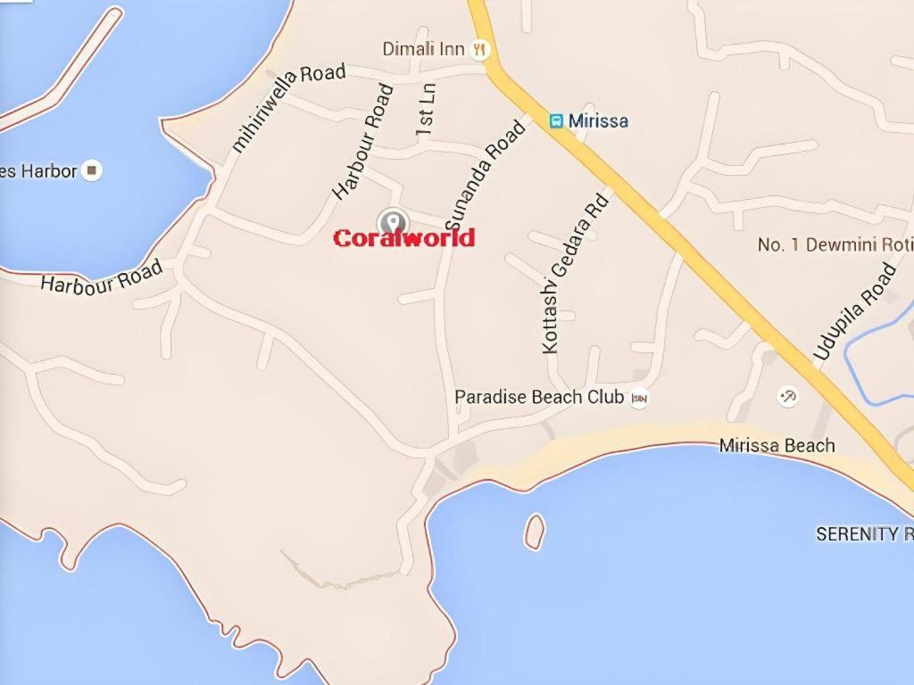 Coralworld Hotel Mirissa Eksteriør billede